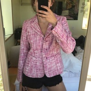 Pendleton Petite pink statement blazer